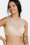 Zivame Ornate Glitz Padded Wired 3/4th Coverage Blouse Bra - Cuban Sand — thumbnail 1